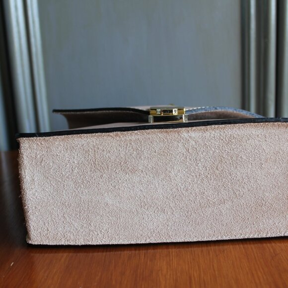 Italian Leather Top handle leather handbag - Picture 6 of 8